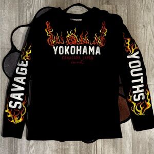 Savage Youths Black Long Sleeve Tee